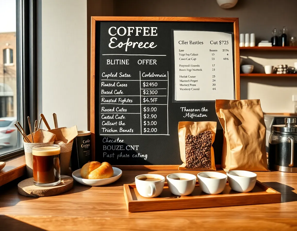Café offer display